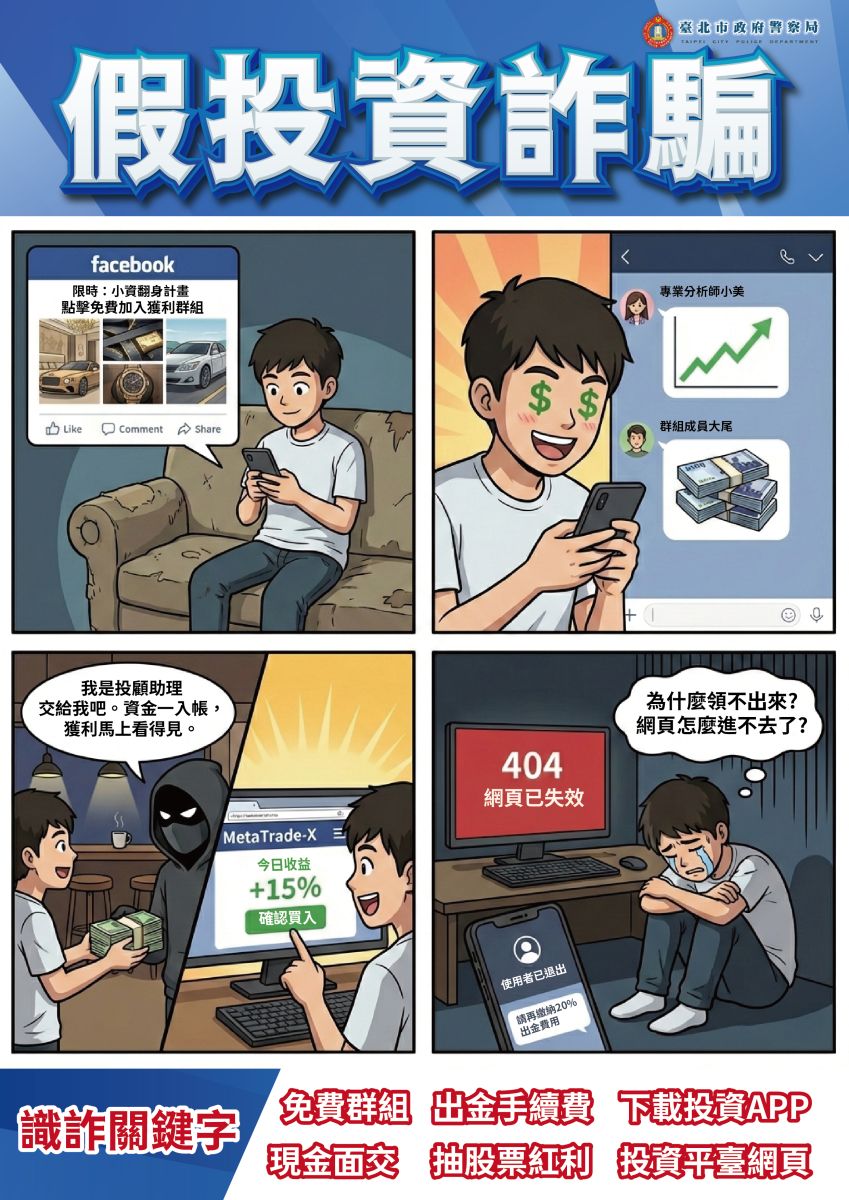 圖四台北市打詐儀表板