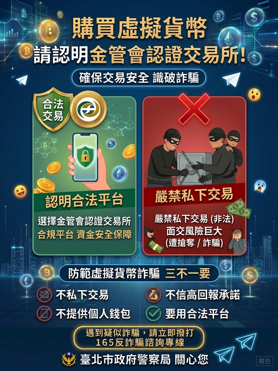 宣導海報-虛擬貨幣購買