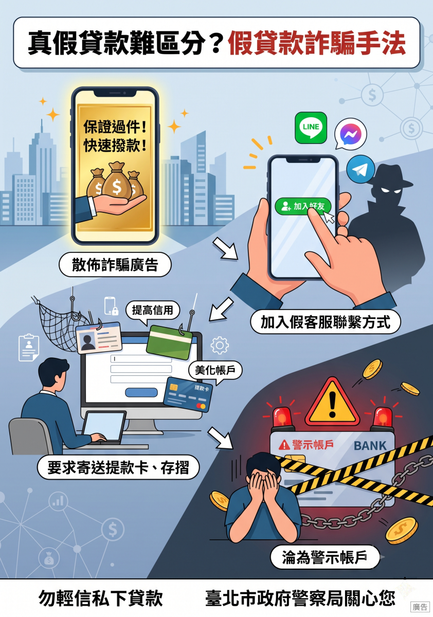 宣導海報-11507-假貸款詐騙