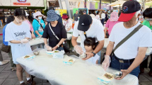 野菜青汁米漢堡DIY活動